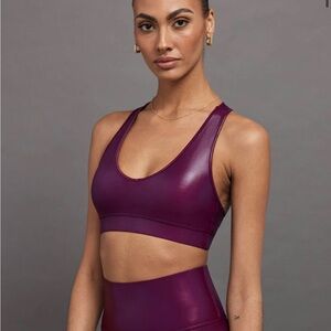 Carbon38 Pickled Beet Action Bra in Takara Shine